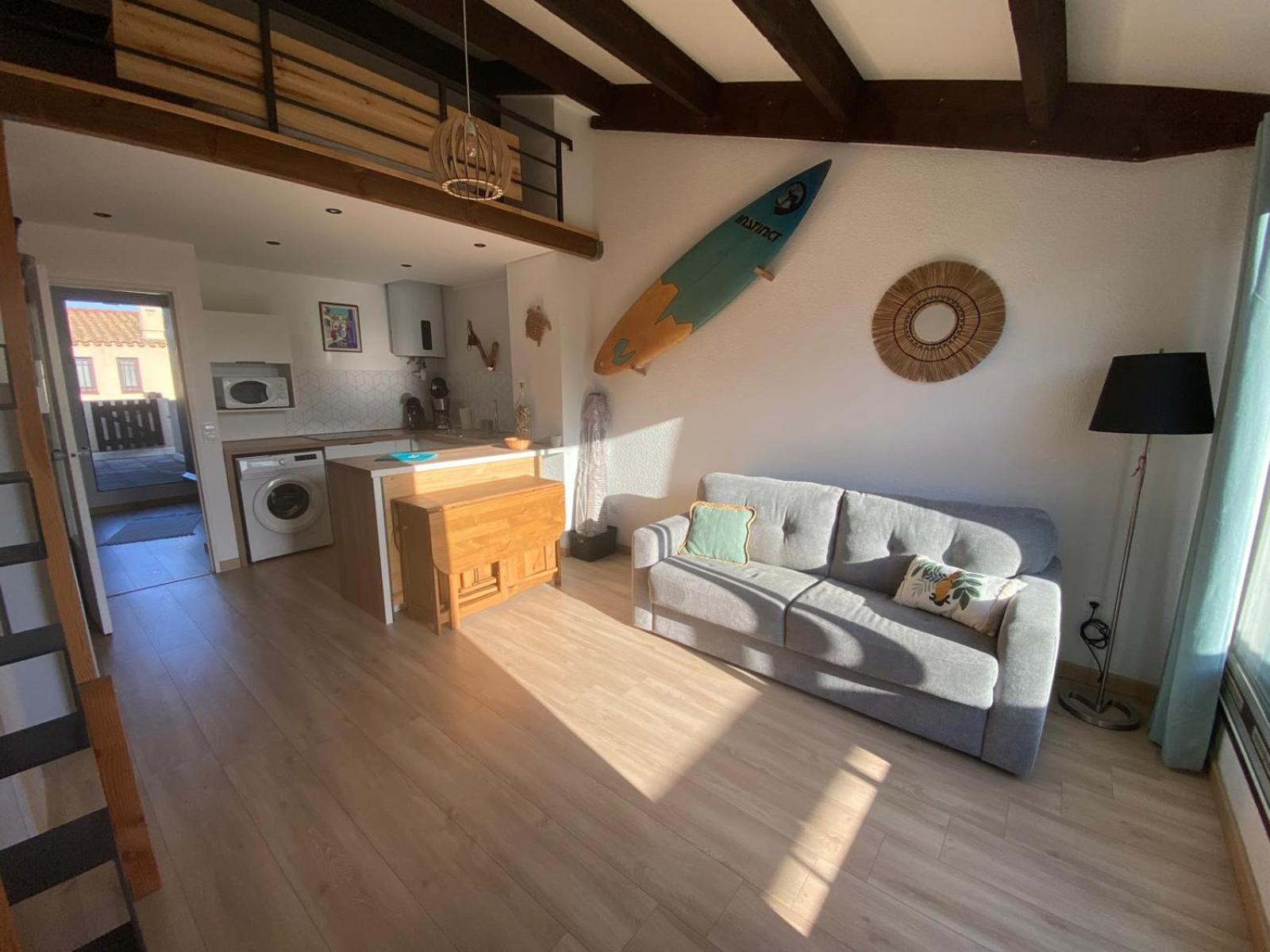 Grand Studio Entre Le Golf Et La Plage A 800M Saint-Cyprien (Pyrenees-Orientales) Exterior foto